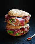 Bagel jamón serrano